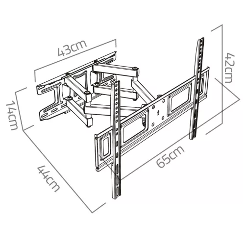 TV tartó 32-70 hüvelyk Humberg 45 kg
