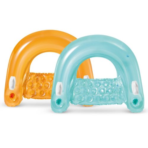 Úszószék fogantyúval 147 x 99 cm INTEX 58859 narancs