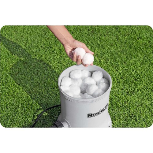 Medence szűrőszivattyú 5678 l/h + szűrőgolyók Bestway 58870