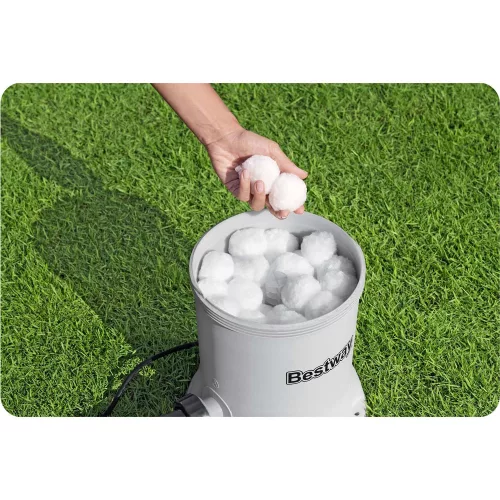 Medence szűrőszivattyú 5678 l/h + szűrőgolyók Bestway 58870