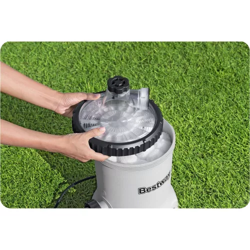 Medence szűrőszivattyú 5678 l/h + szűrőgolyók Bestway 58870