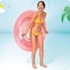 Felfújható fotel fogantyúval rózsaszín 119 cm INTEX 58883