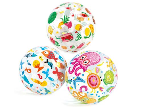 Felfújható strandlabda nyomattal 51 cm INTEX 59040 ananász