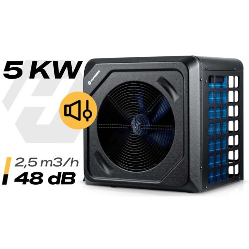 Hőszivattyú jakuzzi medence vízmelegítőhöz 5kw Humberg HM-910