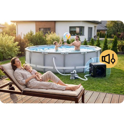 Hőszivattyú jakuzzi medence vízmelegítőhöz 5kw Humberg HM-910
