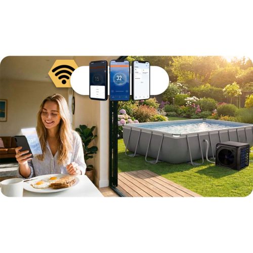 Hőszivattyú jakuzzi medence vízmelegítőhöz 5kw Humberg HM-910