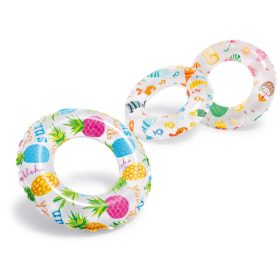 Három mintás úszógyűrű 51 cm INTEX 59230 ananász