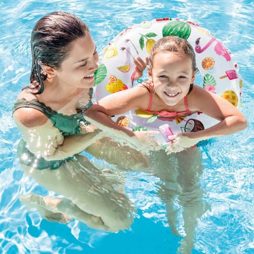 Három mintás úszógyűrű 51 cm INTEX 59230 ananász