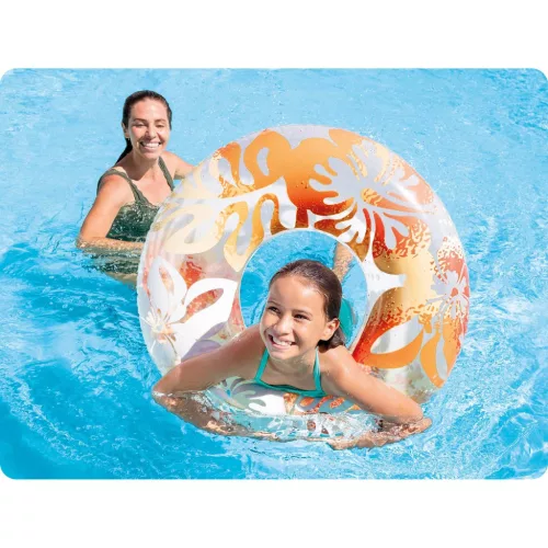 Úszógyűrű, átmérője 91 cm, 3 szín INTEX 59251 narancs