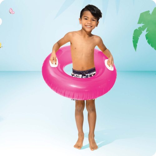 Füles úszógyűrű 76 cm rózsaszín INTEX 59258