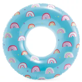 Úszógyűrű szivárvány 81 cm INTEX 59259