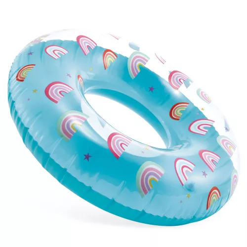 Úszógyűrű szivárvány 81 cm INTEX 59259