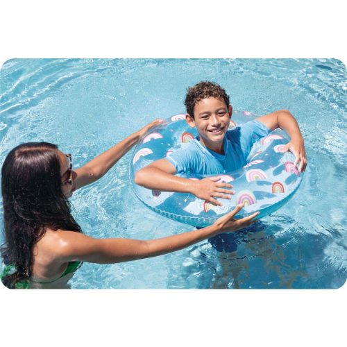Úszógyűrű szivárvány 81 cm INTEX 59259