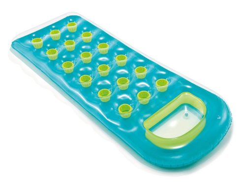 Strand matrac ablakkal 188 x 71 cm INTEX 59895 türkiz