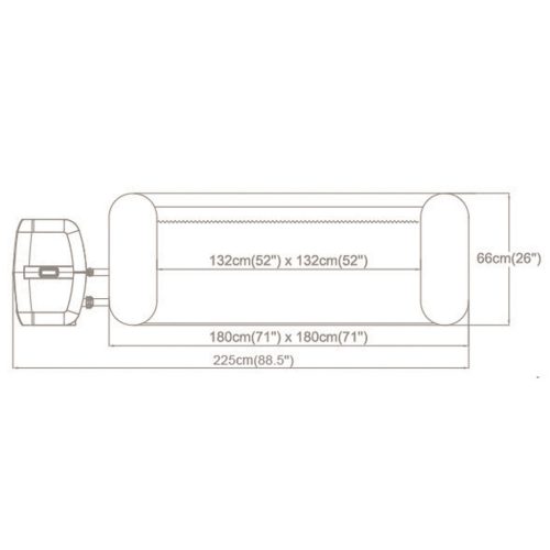 Felfújható SPA Lay-Z Hollywood 6 személyes Bestway 6001F