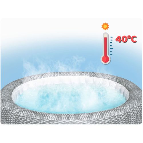 Felfújható SPA Lay-Z Bali Gray 6 személyes Bestway 6001N