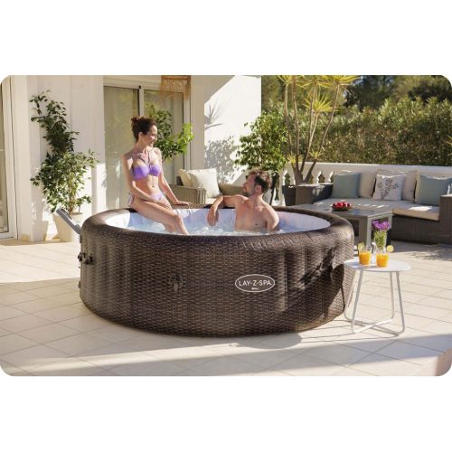 Felfújható SPA Lay-Z Bali Brown 7 személyes Bestway 6001P