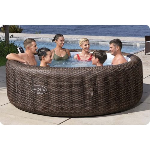 Felfújható SPA Lay-Z Bali Brown 7 személyes Bestway 6001P