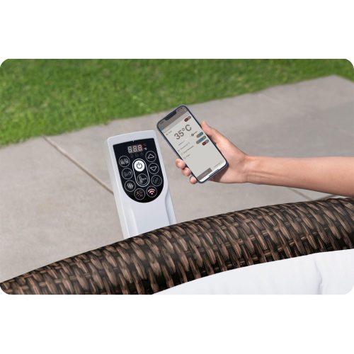 Felfújható SPA Lay-Z Bali Brown 7 személyes Bestway 6001P