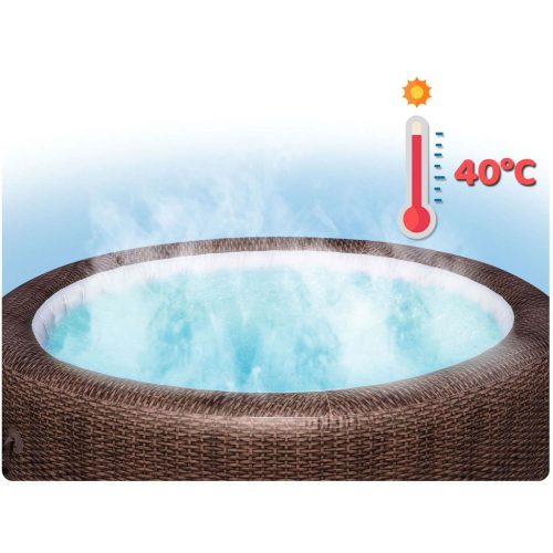 Felfújható SPA Lay-Z Bali Brown 7 személyes Bestway 6001P