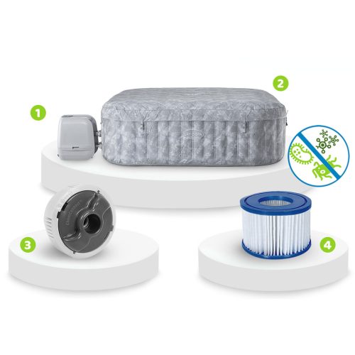 Felfújható Spa Lay-Z San Francisco Pro 7 személyes Bestway 6001Q