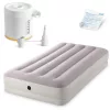 Felfújható matrac 191x99x30 cm elektromos pumpával INTEX 64177
