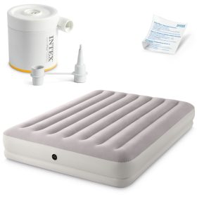   Felfújható matrac 203x152x30 cm elektromos pumpával INTEX 64179