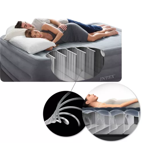 Felfújható matrac 203x152x30 cm elektromos pumpával INTEX 64179