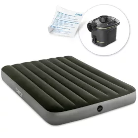   Felfújható matrac 191x137x25 cm elektromos pumpával INTEX 64778