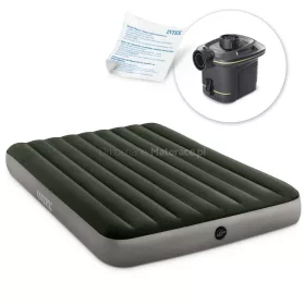  Felfújható matrac 203x152x25 cm elektromos pumpával INTEX 64779