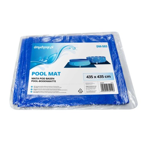 Univerzális fólia ponyva szőnyeg kerti úszómedencéhez 435 x 435 cm DM-503