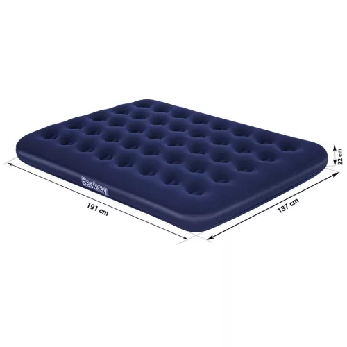 Légmatrac 191x132x22 cm dugattyús pumpával Bestway 67002