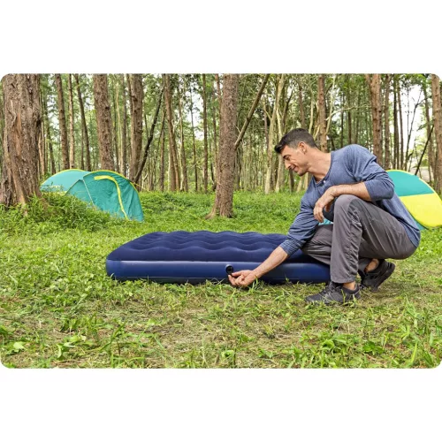 Légmatrac 203x152x22 cm dugattyús pumpával Bestway 67003