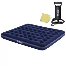 Légmatrac 203x183x22 cm dugattyús pumpával Bestway 67004