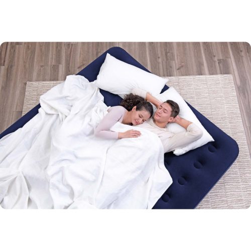 Légmatrac 203x183x22 cm dugattyús pumpával Bestway 67004