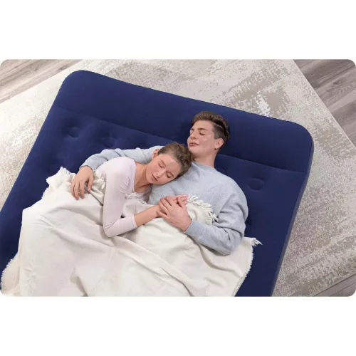 Légmatrac 203x152x28 cm beépített lábpumpával Bestway 67226