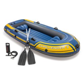   Felfújható csónak Challenger 3 készlet 295 x 137 x 43 cm INTEX 68370