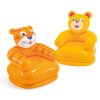 Felfújható szék gyerekeknek Cheerful Animals 65 x 64 cm Intex 68556 tigris