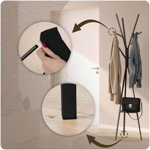 Ruhaakasztó állvány polccal - Massido MS-869 