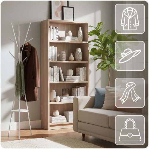 Ruhaakasztó állvány polccal - Massido MS-869