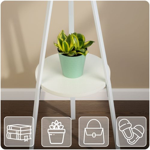 Ruhaakasztó állvány polccal - Massido MS-869