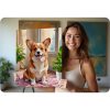 Festés szám szerint 40x50 cm Massido Corgi kutya