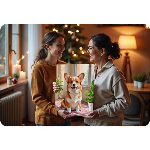 Festés szám szerint 40x50 cm Massido Corgi kutya