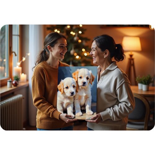 Festés szám szerint 40x50 cm Massido Puppies