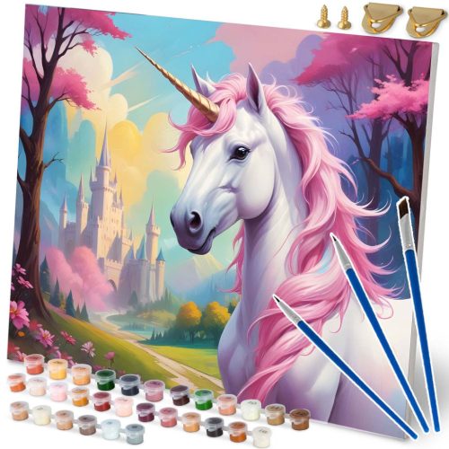 Kép számozáshoz 40x50 cm Massido Unicorn