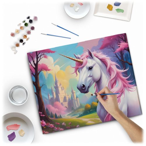 Kép számozáshoz 40x50 cm Massido Unicorn