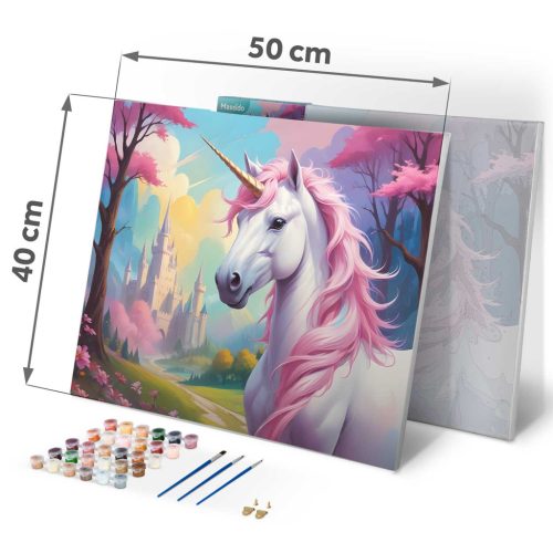 Kép számozáshoz 40x50 cm Massido Unicorn