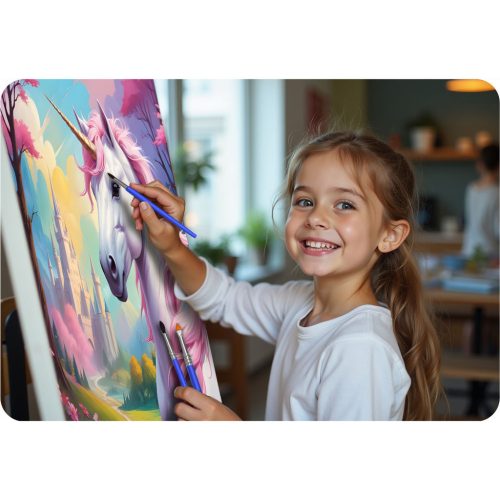 Kép számozáshoz 40x50 cm Massido Unicorn