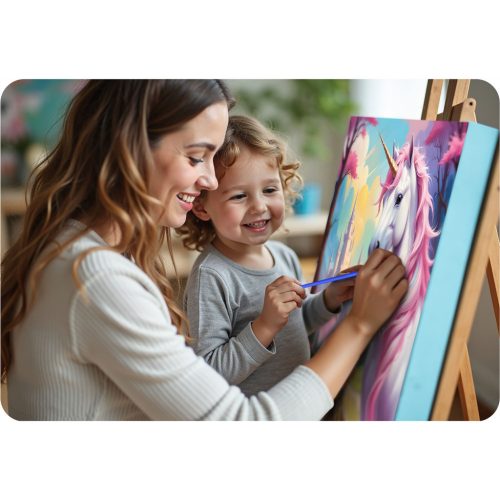 Kép számozáshoz 40x50 cm Massido Unicorn