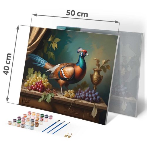 Számokkal festhető kép 40x50 cm Massido Fácán